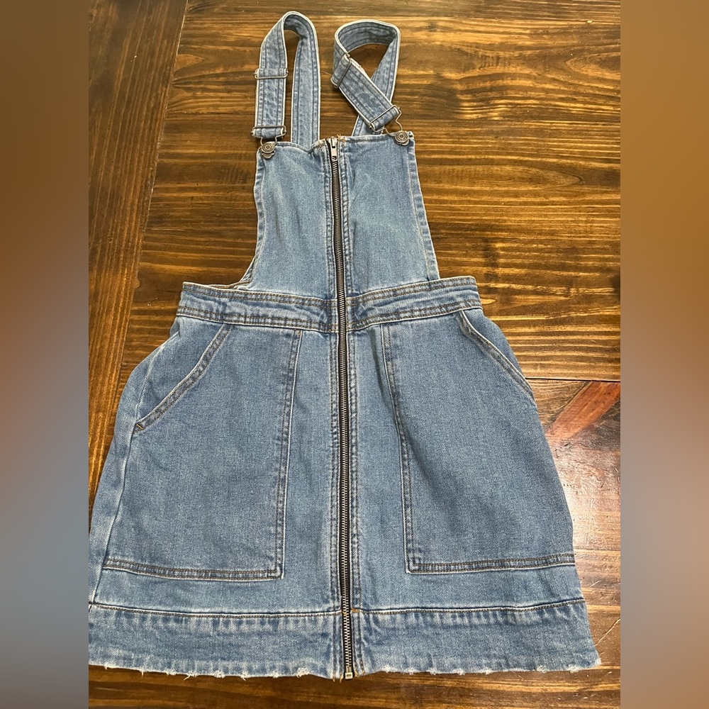 Jean overall skirt